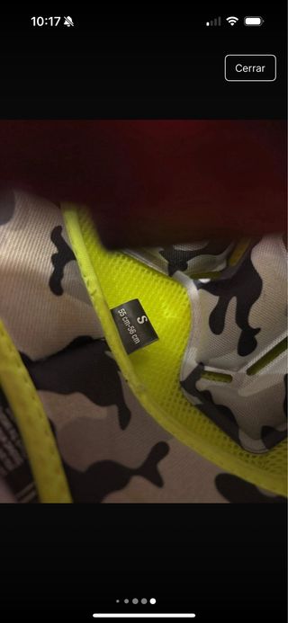 Casco Motocross LS2 Rojo y Azul talla S