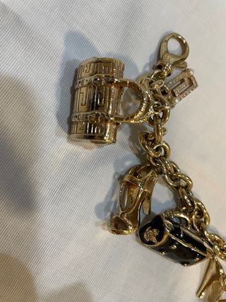 Pulsera Versace Original con Dijes