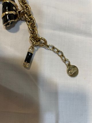 Pulsera Versace Original con Dijes