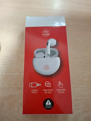 Auriculares Bluetooth MAD Round Blancos