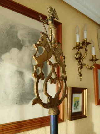 Velón de Lucena de ocho brazos