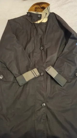 Barbour Burwick Chaqueta Negra encerada