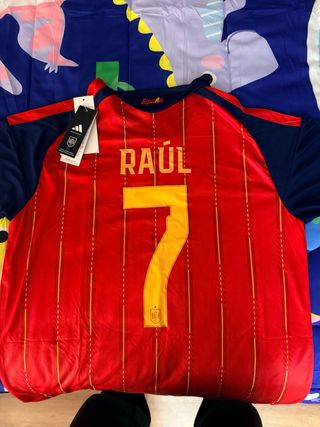 Camiseta España RAUL 7 Talla XL