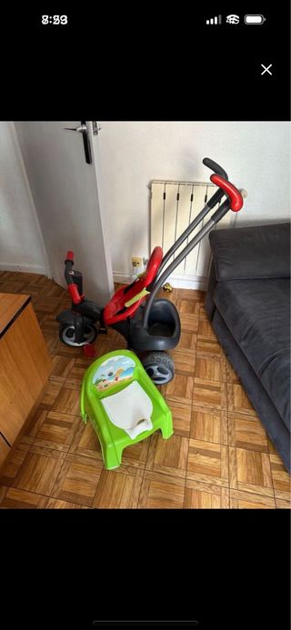 Triciclo infantil que se hace moto regalo orinal