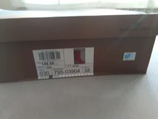 Botas de vestir rojas talla 38