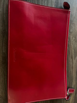Cartera Scuderia Ferrari Piel Roja