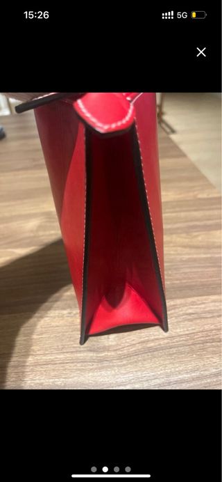 Cartera Scuderia Ferrari Piel Roja