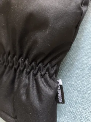 Guantes Wedze Decathlon impermeables niño/a negros