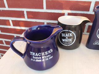 Lote 4 Jarras Whisky antiguas