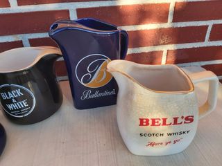 Lote 4 Jarras Whisky antiguas