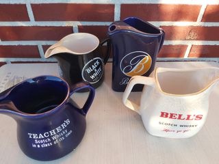 Lote 4 Jarras Whisky antiguas