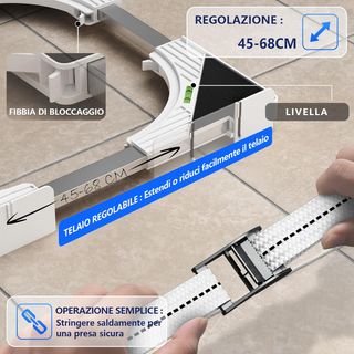 Kit impilabile lavatrice/asciugatrice FA044
