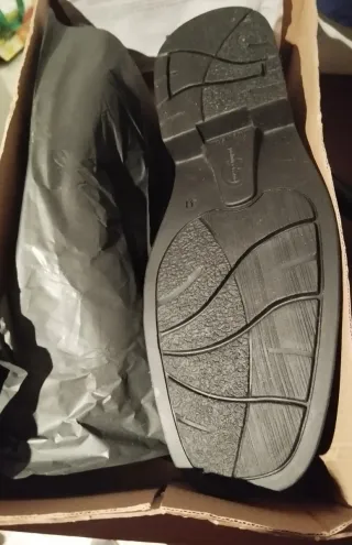 Mocasines negros de piel