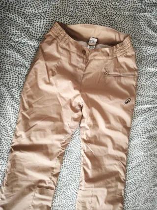 Pantalón de esquí Wedze mujer beige impermeable