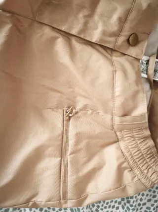 Pantalón de esquí Wedze mujer beige impermeable