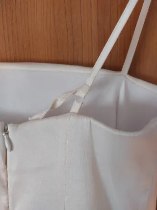 Abito da sposa bianco con rouches