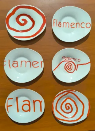 Set 6 Tazze Caffè Bischofsthal Danzatrici flamenco