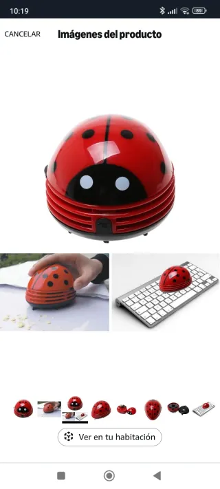 Mini aspiradora de escritorio