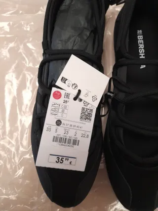 Bailarinas deportivas atada Nuevas numero 35