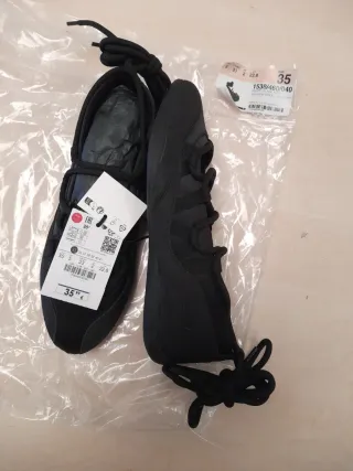 Bailarinas deportivas atada Nuevas numero 35