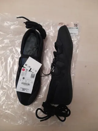 Bailarinas deportivas atada Nuevas numero 35