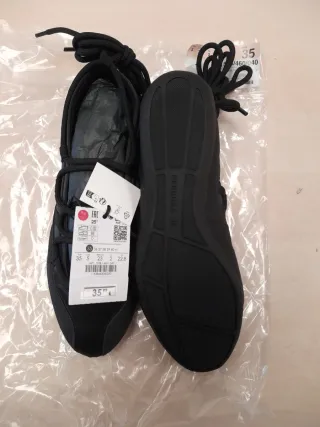 Bailarinas deportivas atada Nuevas numero 35