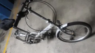 Bicicleta Plegable Gris