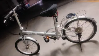Bicicleta Plegable Gris