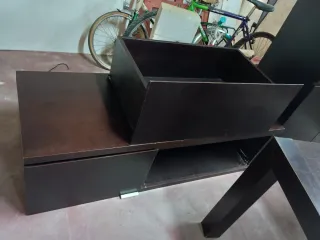 Mueble comedor modular oscuro