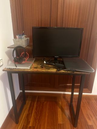 Escritorio moderno madera y metal