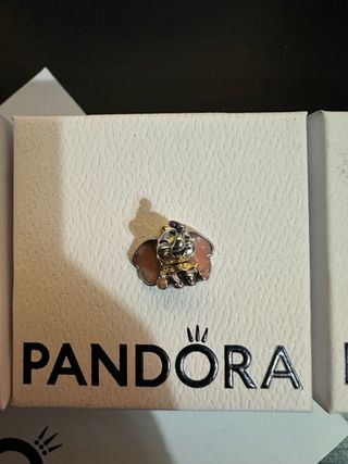 Lote 3 Charms Pandora Dumbo, Stitch, Flor