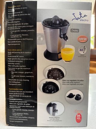 Exprimidor Jata Electro 300W Inox