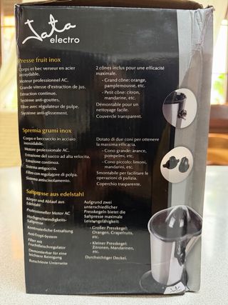 Exprimidor Jata Electro 300W Inox