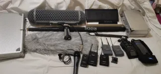 Equipo Grabación Sonido Rode, Sony, Zoom