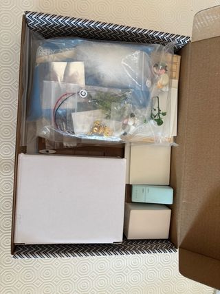 CuteBee DIY Dollhouse Kit Blue Times Masonite Type