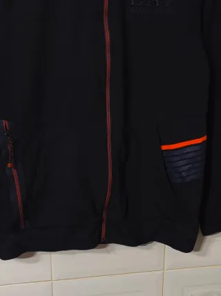 Sudadera Emporio Armani Negra Naranja Hombre