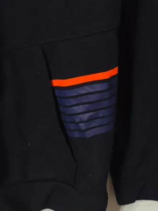 Sudadera Emporio Armani Negra Naranja Hombre