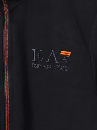 Sudadera Emporio Armani Negra Naranja Hombre