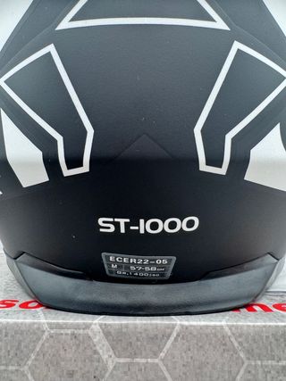 Casco Moto Integral Soxon ST-1000 Racing Black, M