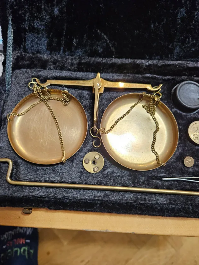 Báscula Vintage Farmacia con Pesas