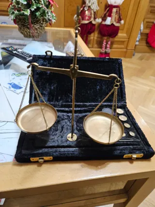 Báscula Vintage Farmacia con Pesas