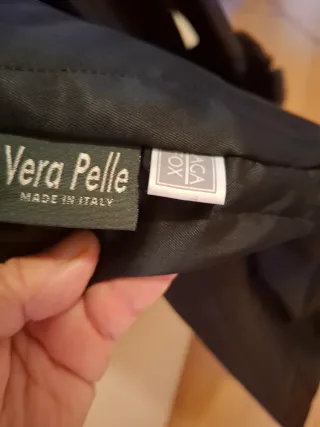 Cappotto in pelle donna con pelliccia