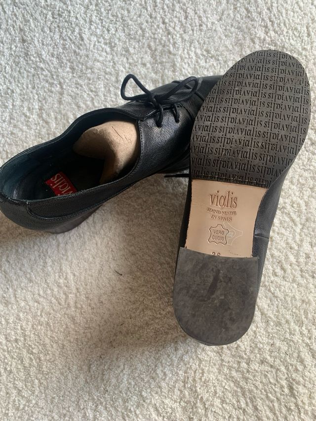 Zapatos Vialis Talla 36 Negros