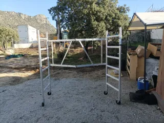 Andamio Plegable Aluminio 75x190