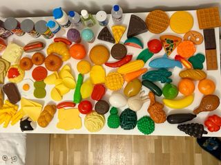 Juego de alimentos de juguete