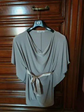 Blusa Piazza Italia drappeggiata con fiocco