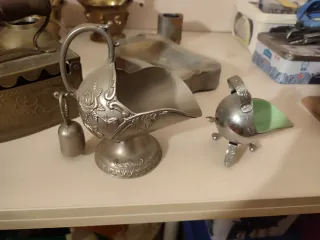 Lote Bronce Antiguo y Tríptico