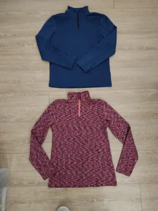 2 Camisetas de manga larga para nieve