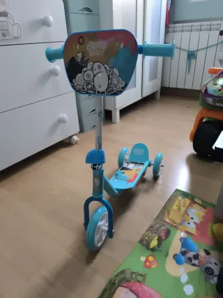 Patinete 3 Ruedas Infantil Azul