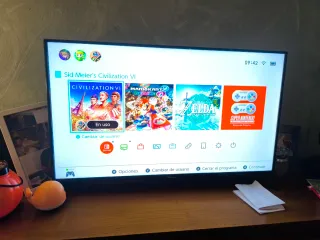 Nintendo Switch + Mario Kart 8 + Mando Zelda